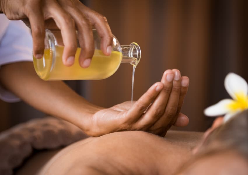 Luxury wellness spa with warm natural lighting and premium atmosphere